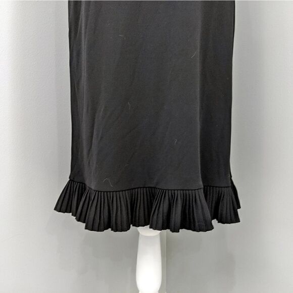 DKNY Pleated Bottom Straight Pencil Skirt Size M - Picture 2 of 11